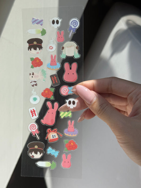 Toilet Bound Hanako Deco Sticker Sheet