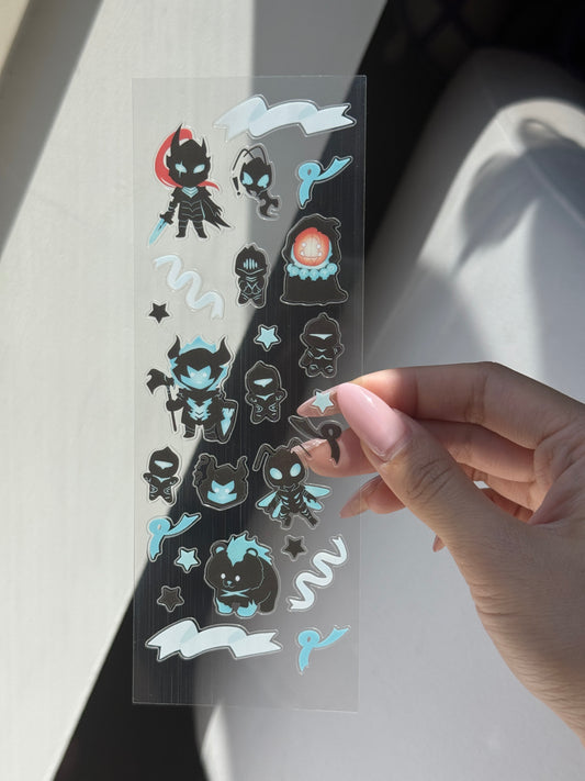 Solo Leveling Shadows Deco Sticker Sheet