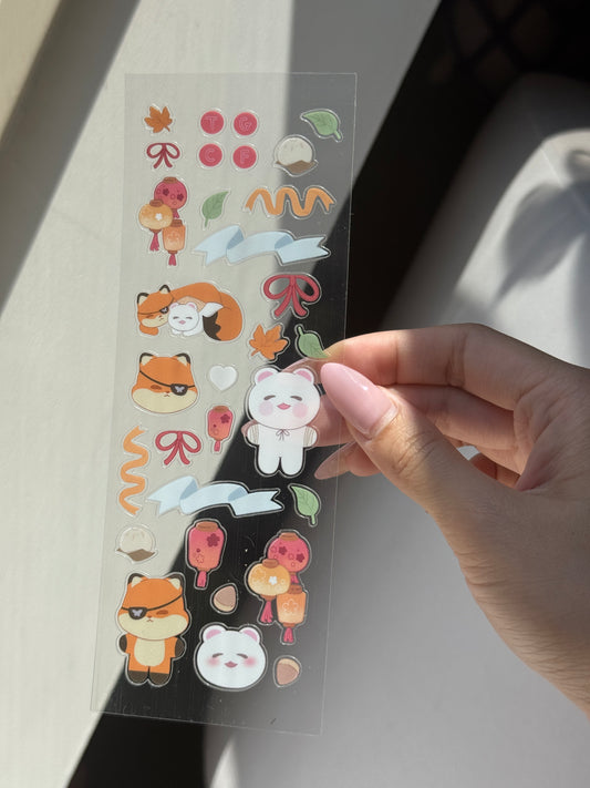 TGCF |Hualian Lanterns Deco Sticker Sheet