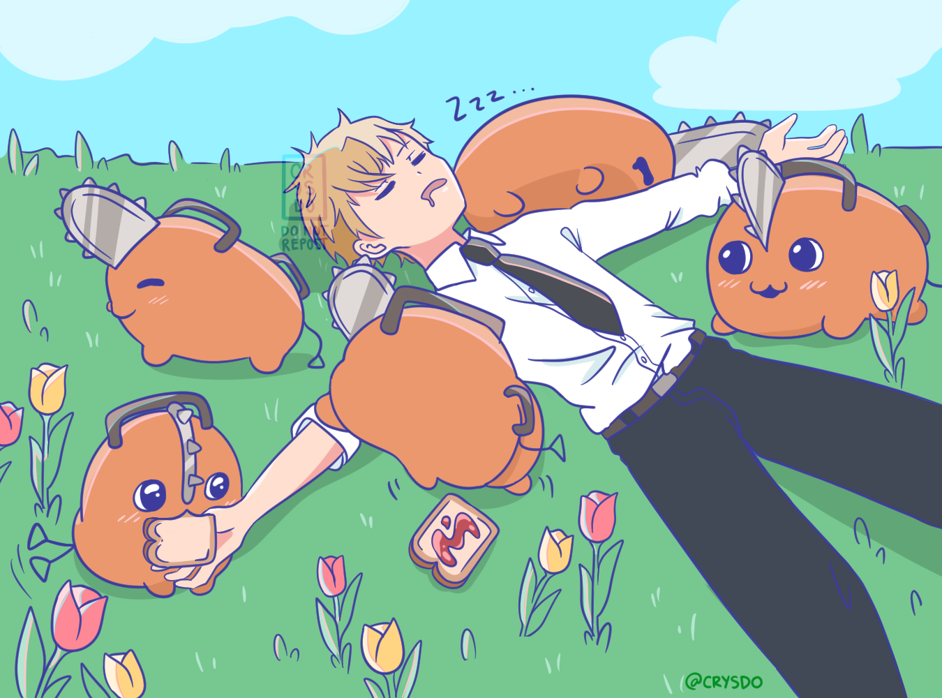 Denji x Pochita Print