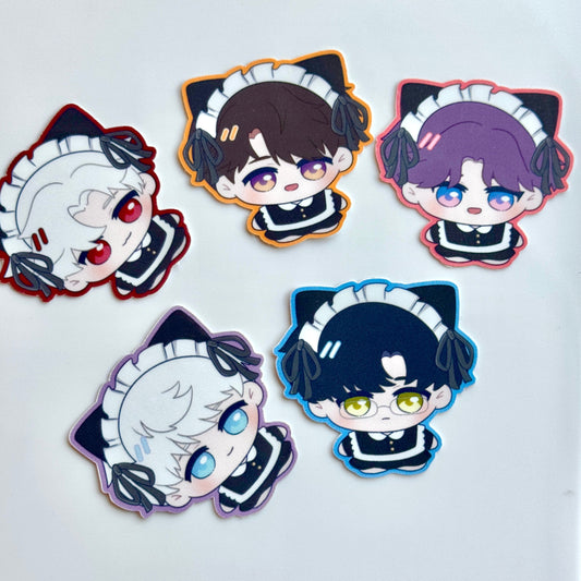 Virtual Gashapon Love and Deepspace Maid Stickers