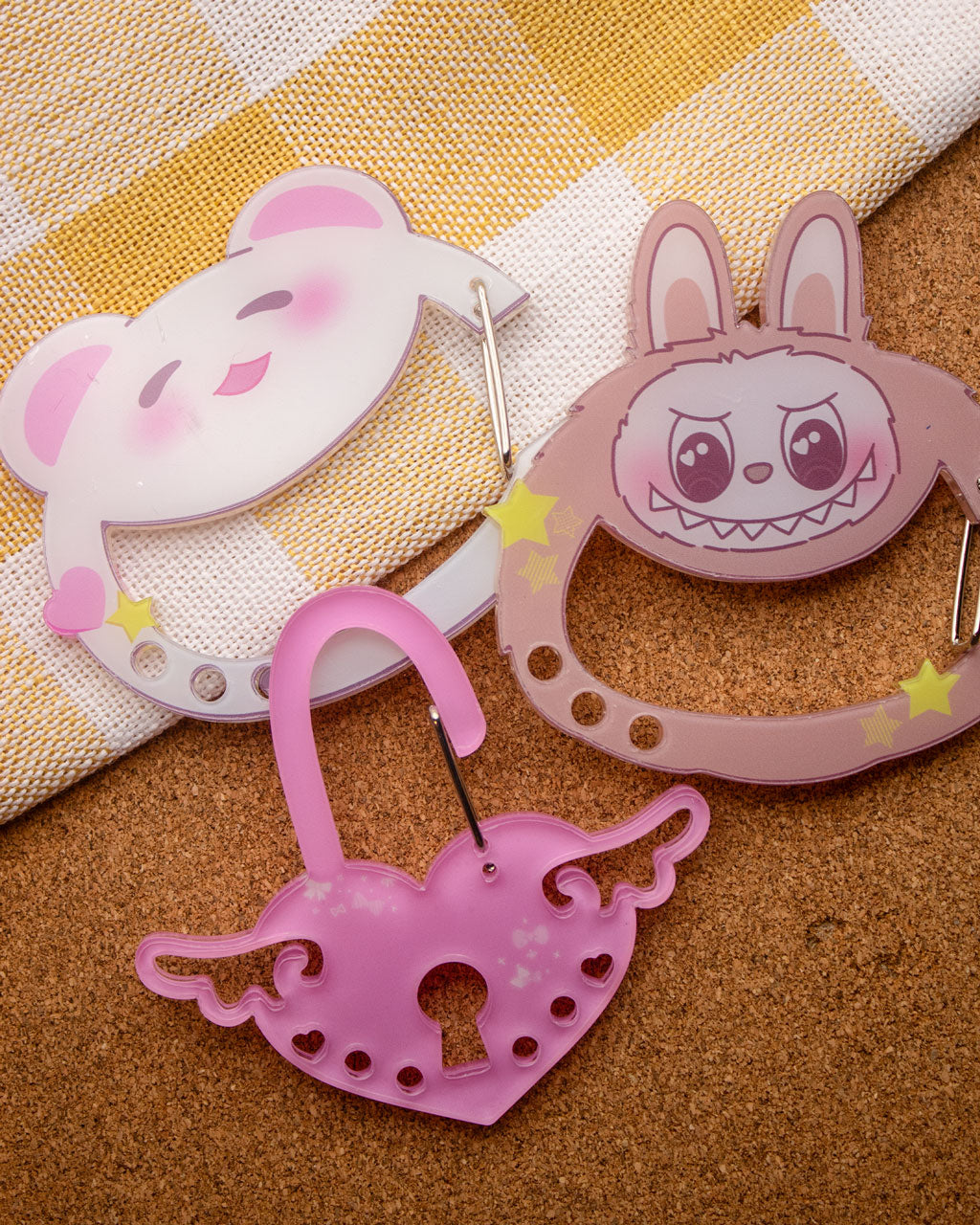 Decorative Carabiner Charm Holder