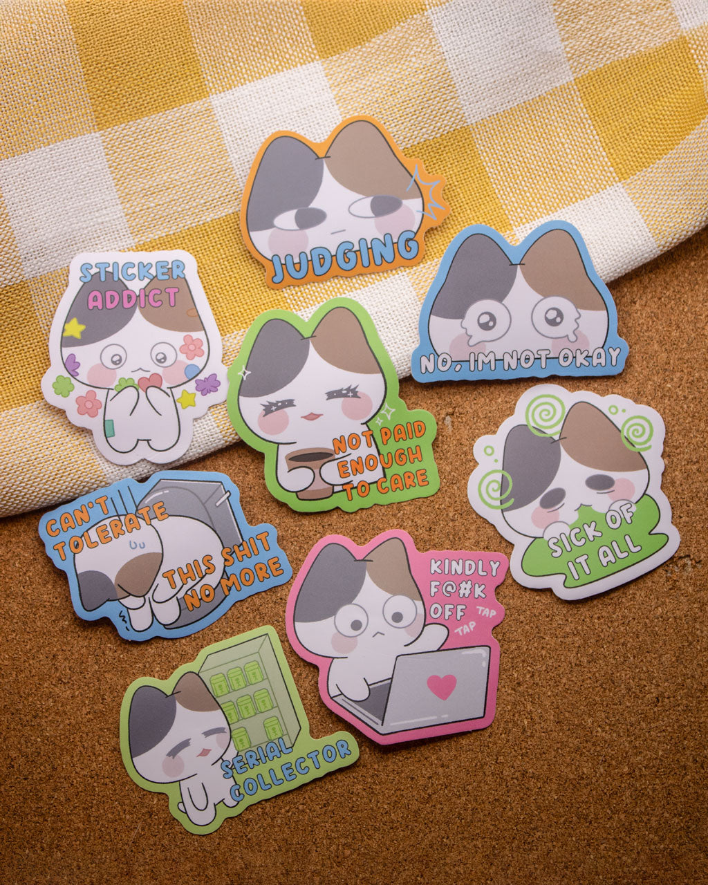 Corporate Cat Stickers