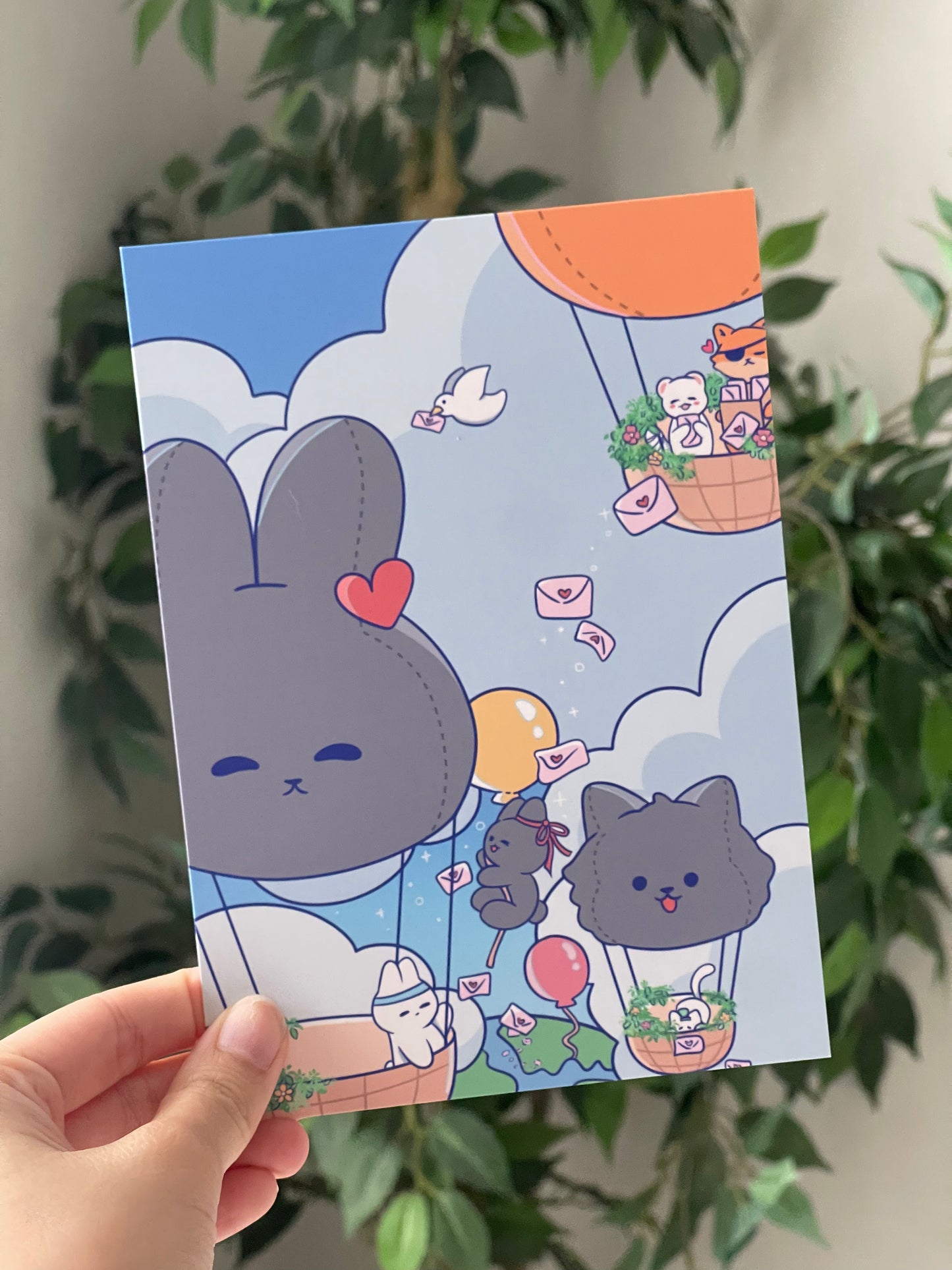 Hot Air Balloon Print