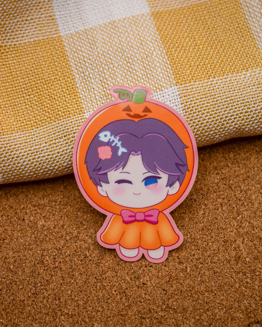 Love and Deepspace Chibi Pumpkin Stickers