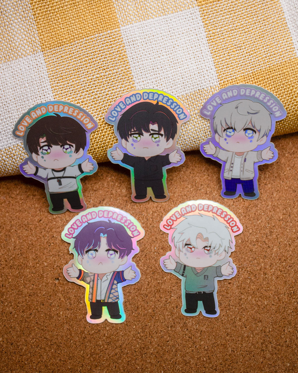 Love and Depression Chibi Stickers