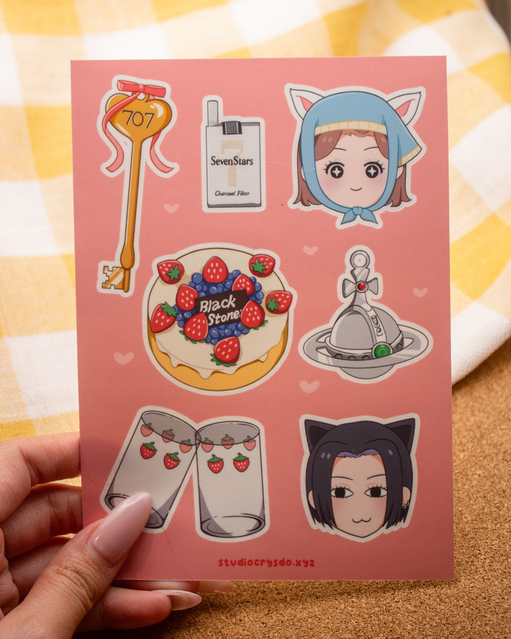 NANA Anime Sticker Sheet