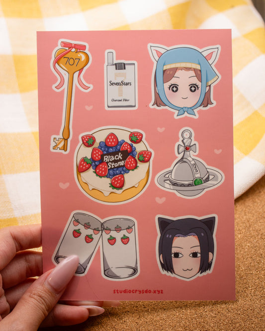NANA Anime Sticker Sheet