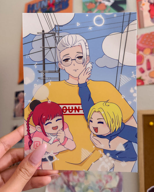 Sakamoto Days Trio Print