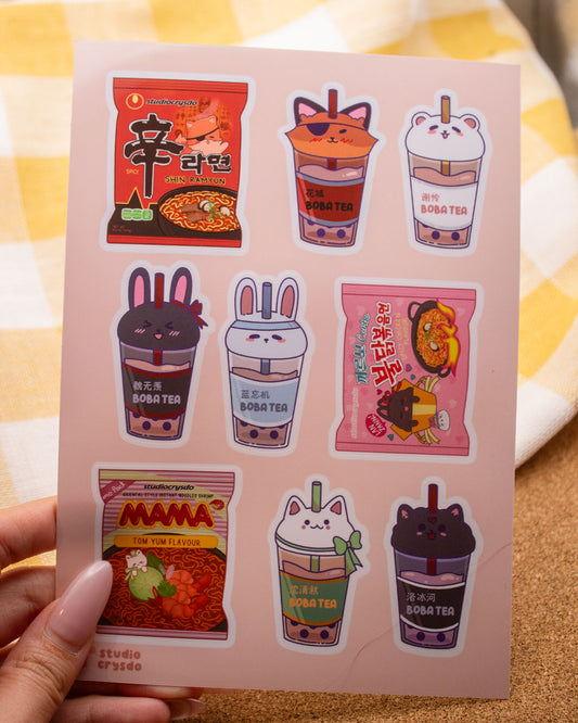MXTX Snack Time Sticker Sheet