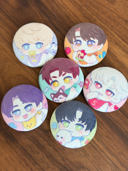 Baby Plush Buttons | Love and Deepspace