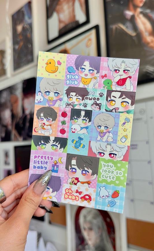 Baby Wishes Sticker Sheet  | Love and Deepspace