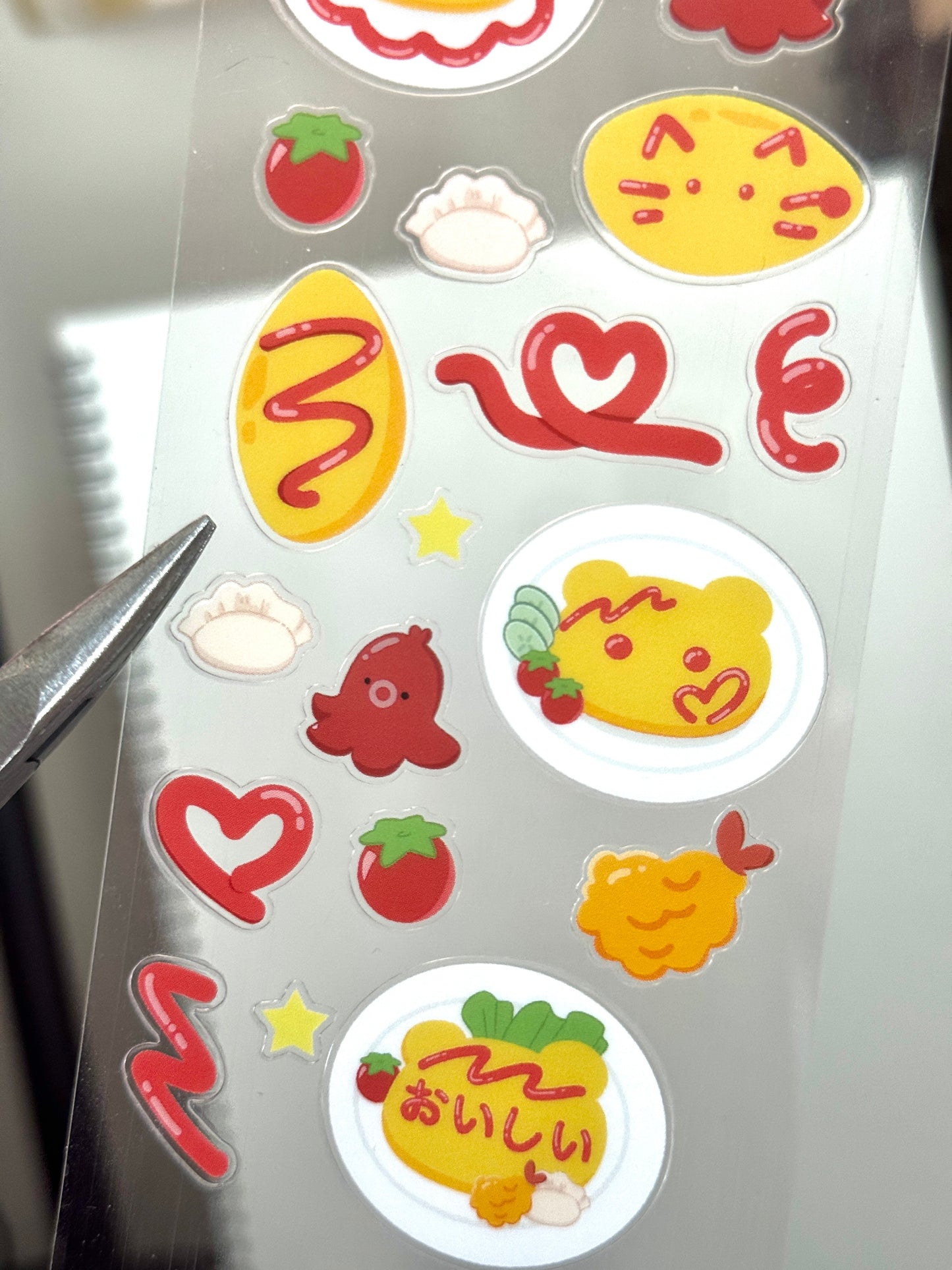 Omurice Deco Sticker Sheet