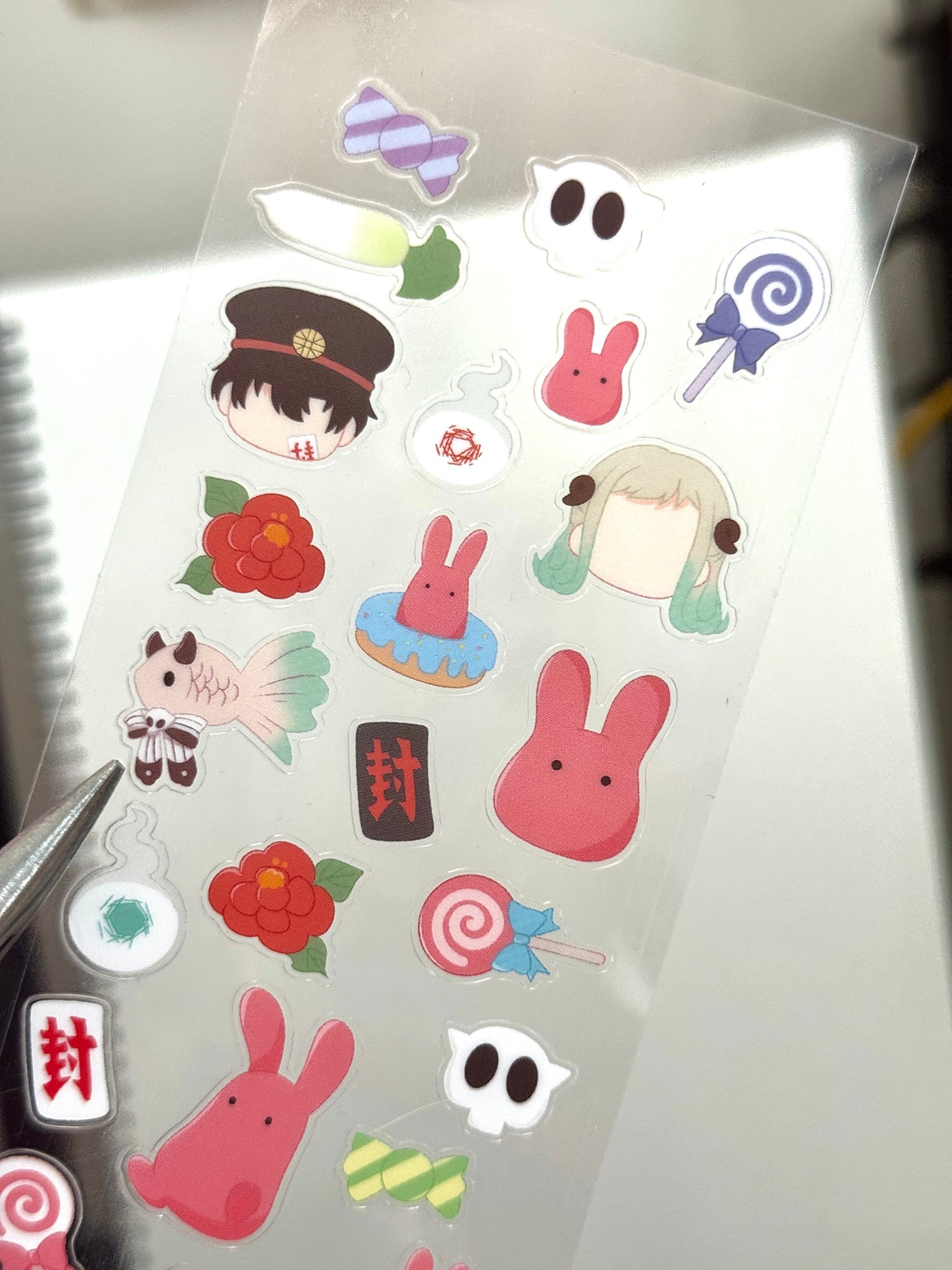 Toilet Bound Hanako Deco Sticker Sheet