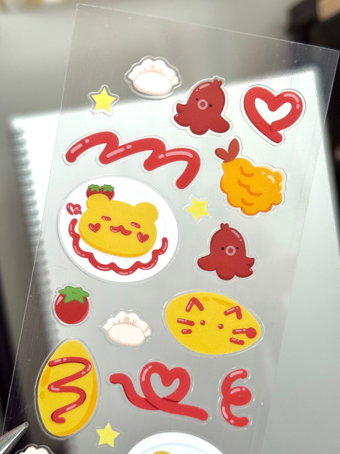 Omurice Deco Sticker Sheet
