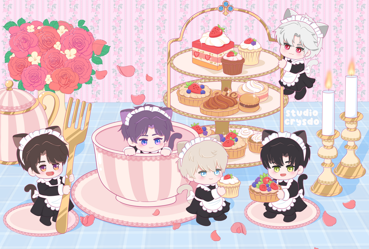 Kitty Maid Print  | Love and Deepspace