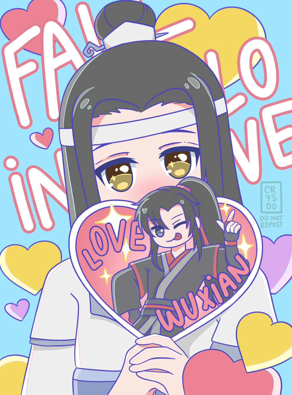 MDZS | Love Wuxian Fan Print