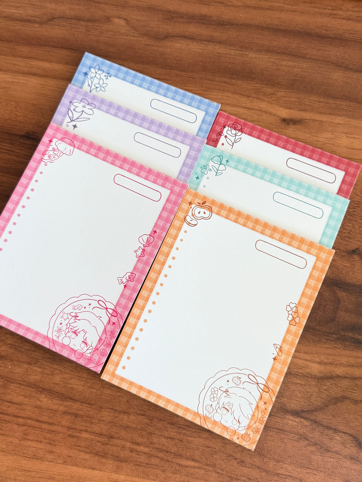 Gingham Memopad | Love and Deepspace