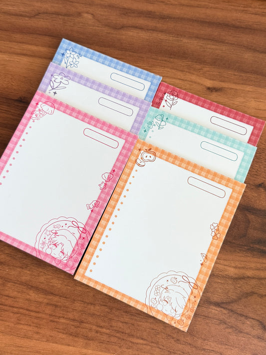 Gingham Memopad | Love and Deepspace