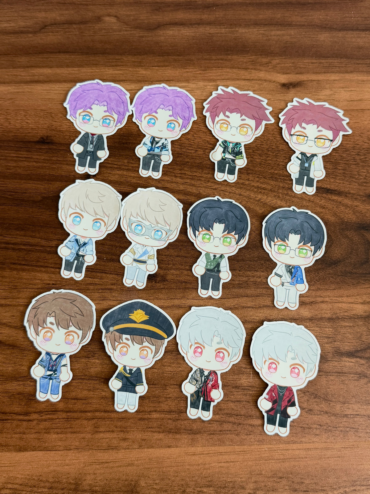 OOTD Chibi Stickers | Love and Deepspace