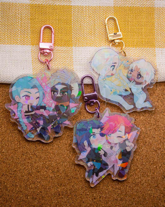 Arcane Ship Holographic Charm