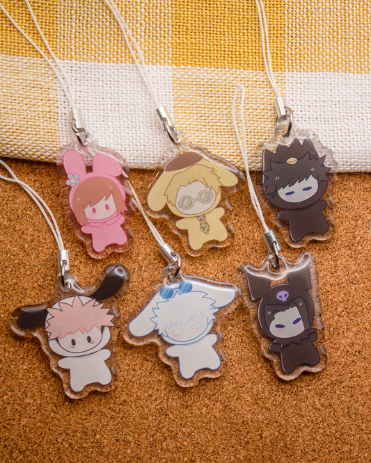 Jujutsu Kaisen Sanrio Mini Phone Charm