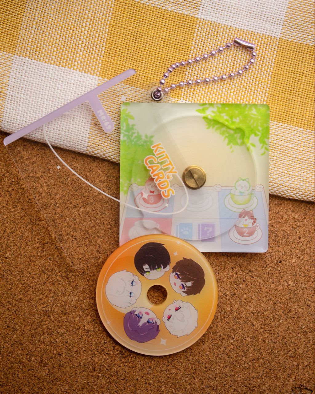 Love and Deepspace Kitty Card CD Charm