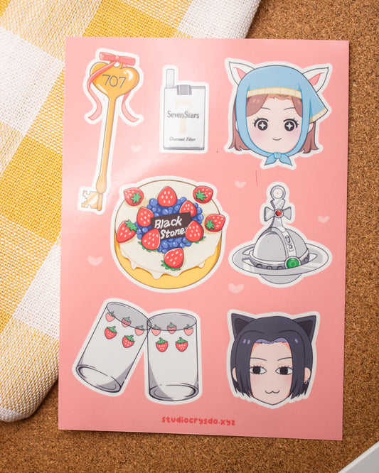 NANA Anime Sticker Sheet