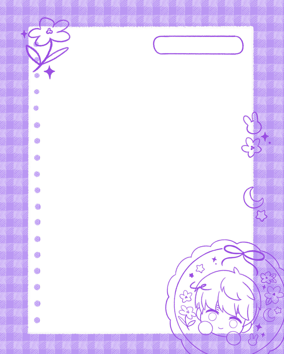 Gingham Memopad | Love and Deepspace