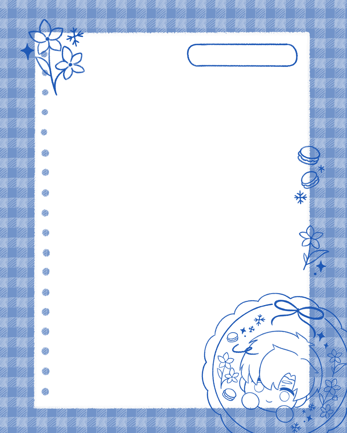 Gingham Memopad | Love and Deepspace