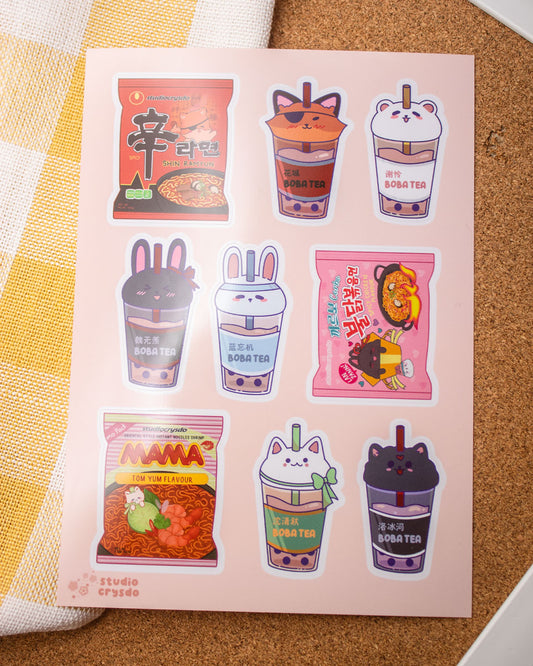 MXTX Snack Time Sticker Sheet